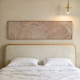 Horizontales Wandbild minimalistisch, das natürliche Texturen darstellt. Erhältlich auf kudeko.com.