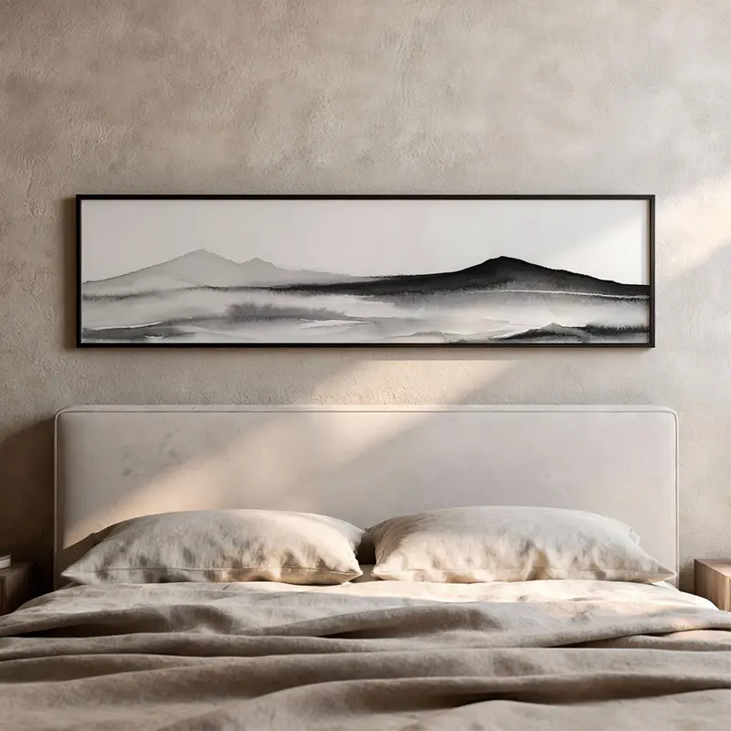 Quadro horizontal minimalista disponível em kudeko.com.