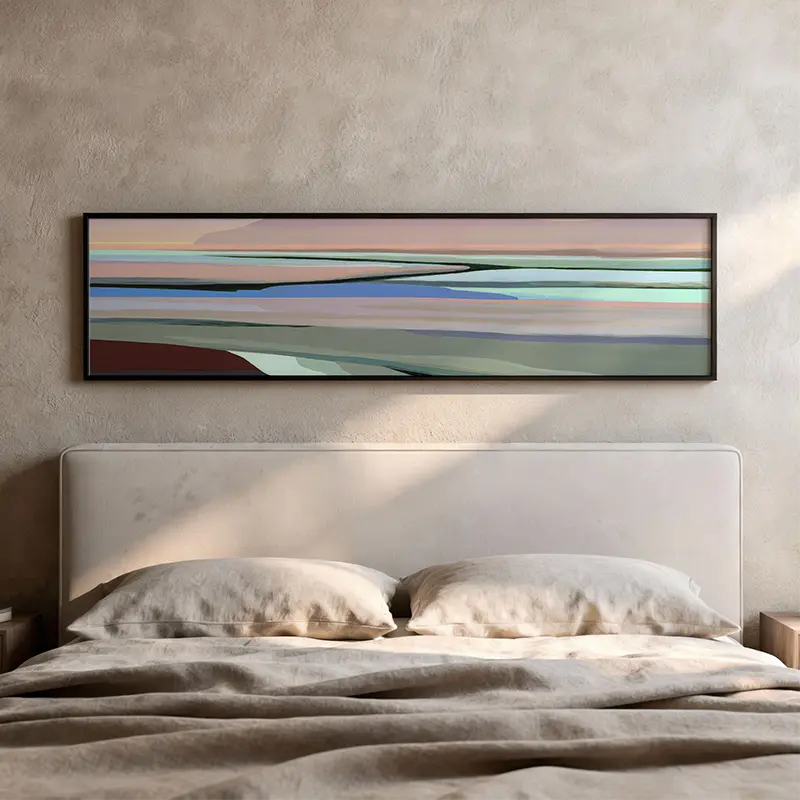 Quadro horizontal abstrato disponível em kudeko.com