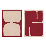 Two Combo - Crimson Shapes