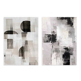 Conjunto de cuadros abstractos, Two Combo - Geometry Veris Collection II, kudeko.com