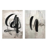 Conjunto de cuadros abstractos, Two Combo - Doodle Veris Collection II, kudeko.com