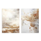 Conjunto de cuadros abstractos, Two Combo - Gold Explosion Veris Collection III, kudeko.com