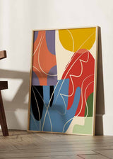 Cuadro colorido y abstracto, Abstract Color Collage, kudeko.com