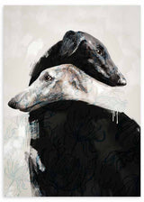 Cuadro de animales, perros, At All Times III, kudeko.com