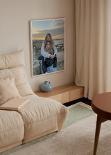 Tableau avec photo personnalisable pour décoration murale, style sobre et personnel. Disponible sur kudeko.com