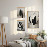 <strong>Cuadro de estilo abstracto</strong> y minimalista