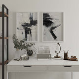 Conjunto de cuadros abstractos, Two Combo - Explosion Veris Collection, kudeko.com