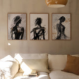 Conjunto de cuadros, ilustraciones, Three Combo - Figure Veris Collection, kudeko.com