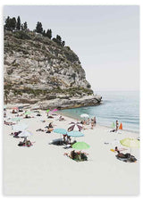 Cuadro fotográfico, playa, Italian beach, kudeko.com