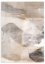 Cuadro abstracto capas de tonos suaves y texturas - kudeko.com