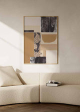 Cuadro minimalista y abstracto, One Color Collection / Muddy Waters, kudeko.com