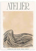 Ilustración abstracta, atelier, Posters, Prints, & Visual Artwork, Waves Atelier I