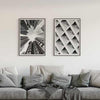 Decoración con cuadros, ideas - cuadro fotografía fachada edificio y arquitectura en blanco y negro. Lámina decorativa.