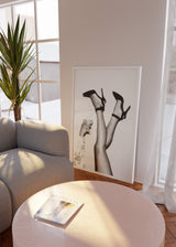 Feet and Cocktail B&W