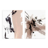 conjunto de cuadros abstractos - kudeko