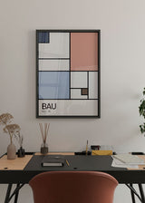 persentación cuadro geométrico y moderno de estilo colorido