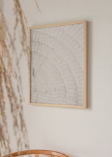 decoración con cuadros, ideas - lámina decorativa de ilustración de textura cerámica en tonos claros y beige - kudeko