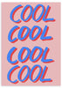 lámina decorativa de ilustración colorida y palabra