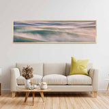 cuadro horizontal para sofá o cabecero de cama de fotografía de paisaje de montañas para salón o dormitorio - kudeko