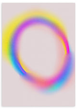 lámina decorativa muy colorida de ilustración en estilo abstracto - kudeko