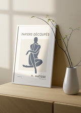Decoración con cuadros, ideas - cuadro moderno y minimalista de figura de matisse