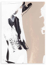 lámina decorativa abstracta y colorida con efecto pintura - kudeko