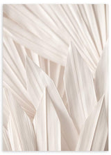 lámina decorativa de fotografía de hojas de flores en estilo nórdico y tonos claros - kudeko