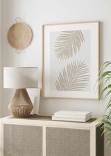 decoración con cuadros, ideas - lámina decorativa de ilustración floral en tonos beige y marrones, estilo nórdico -kudeko