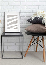 Decoración con cuadros, ideas - Cuadro abstracto y minimalista en tonos grises