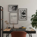 Decoración con cuadros, mural - cuadro de foto de mar y olas en blanco y negro