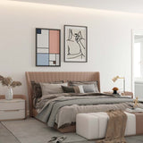 Decoración con cuadros, mural -  cuadro geométrico y moderno de estilo colorido