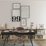 Decoración con cuadros, mural - Cuadro con frase "Believe" minimalista en blanco y negro