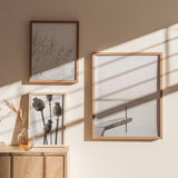 decoración con cuadros, mural - lámina decoratifa de fotografía de muelle y mar, estilo nórdico - kudeko