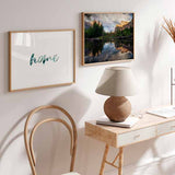 decoración con cuadros, mural - lámina decorativa fotográfica en horizontal de paisaje natural - kudeko