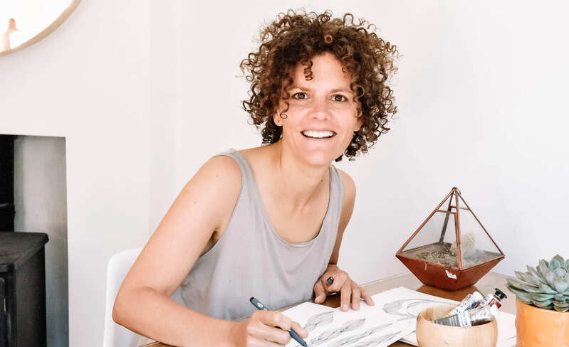Wandbild Lucrecia Caporale aus der kudeko Kollektion. Erhältlich auf kudeko.com