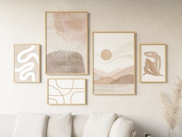 Coleção de quadros Melloi Art Prints - kudeko, seleção de imagens decorativas emolduradas de estilo contemporâneo para parede. Disponível em kudeko.com