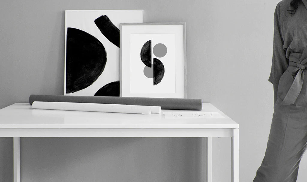 Collection de tableaux de The Miuus Studio. Disponible sur kudeko.com