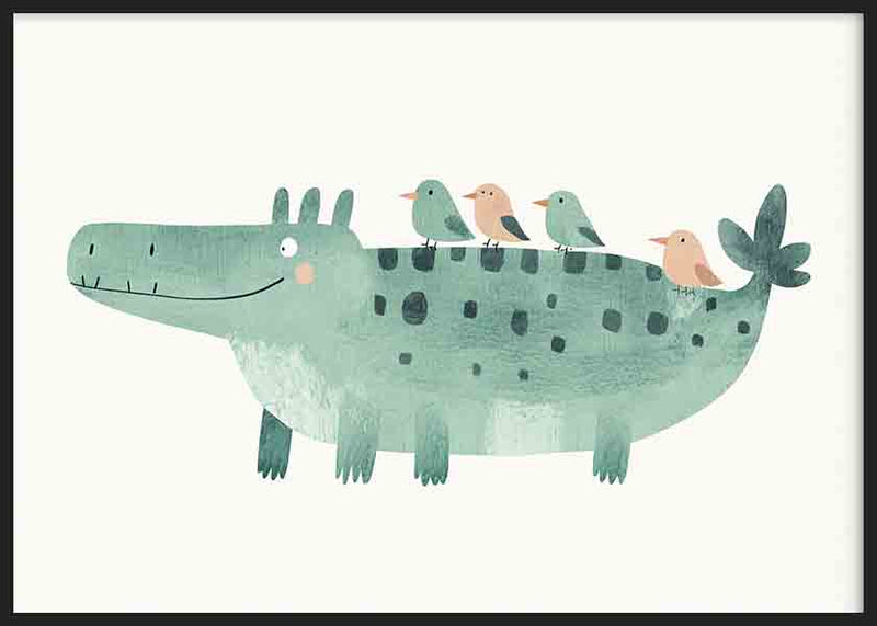 Cocodrilo Verde Infantil