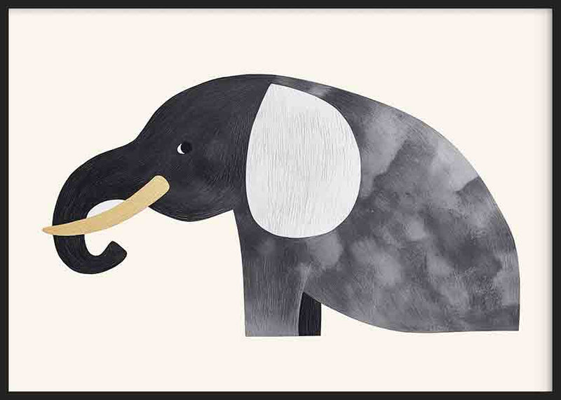 Dibujo Elefante Infantil II