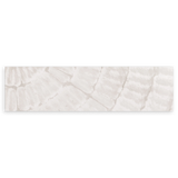Cuadro horizontal con textura abstracta en tonos blanco roto, beige claro y gris suave, con líneas orgánicas sutiles y acabado visual sereno de estilo abstracto. Disponible en kudeko.com