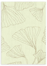 Cuadro cuadrado minimalista de hojas. Disponible en kudeko.com