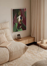 Cuadro cuadrado abstracto disponible en kudeko.com