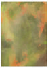 Cuadro con composición abstracta de manchas orgánicas difusas en verde oliva, musgo, beige y terracota, con atmósfera suave y estilo abstracto. Disponible en kudeko.com