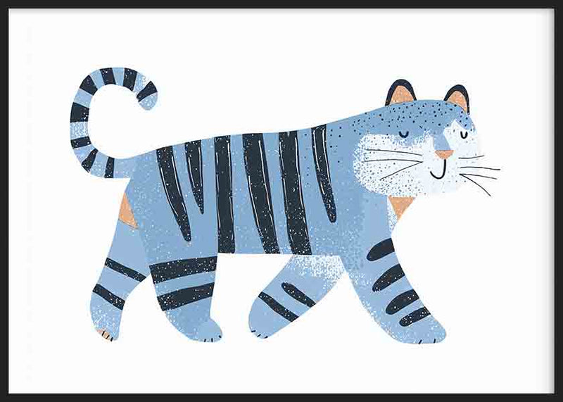 Tigre Azul Infantil