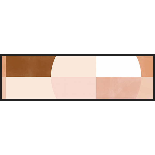 Pink and brown Geometry