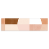 Tableau horizontal abstrait en nuances de rose et de marron. Disponible sur kudeko.com.