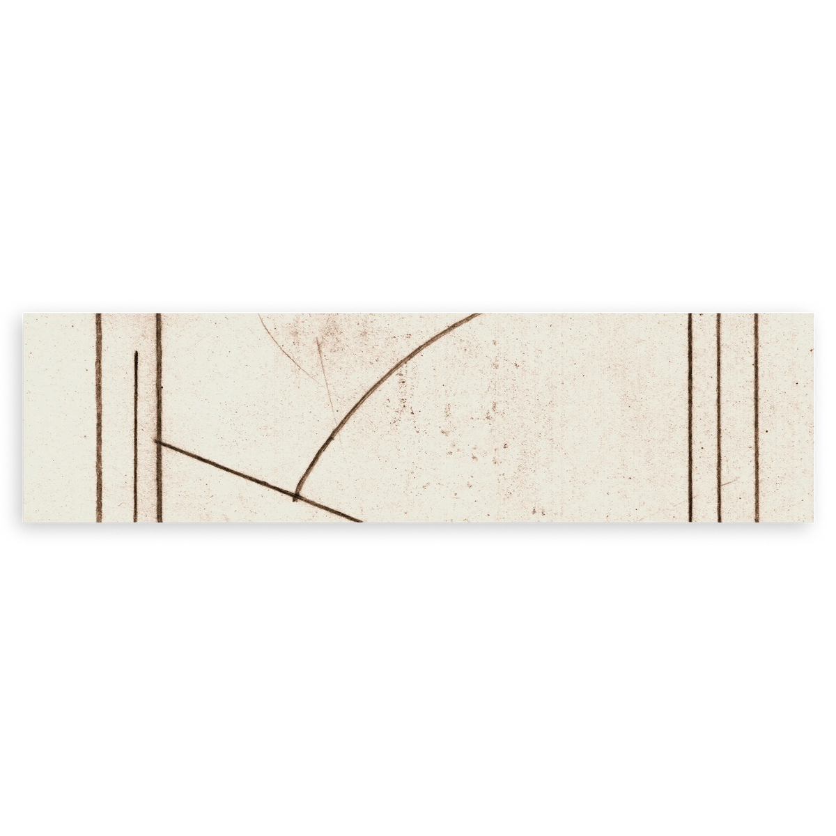 Cuadro horizontal minimalista con formas geométricas. Disponible en kudeko.com