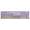 Horizontales Wandbild abstrakt mit Seerosen erhältlich auf kudeko.com