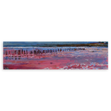 Horizontales Wandbild abstrakt einer Meereslandschaft verfügbar bei kudeko.com